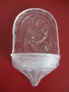 Fleur MbM wijwatervaatje moeder en kind glas