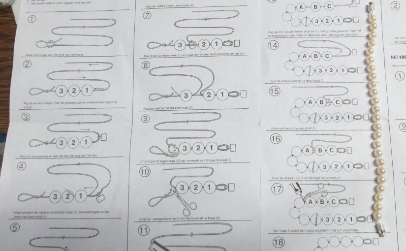 Hoe kan je een Parelketting&nbsp;knopen….