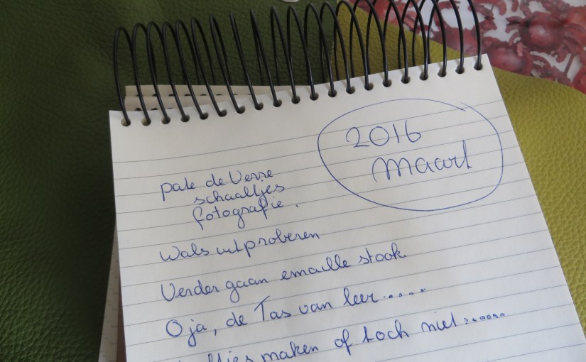 Plannetje Maart 2016