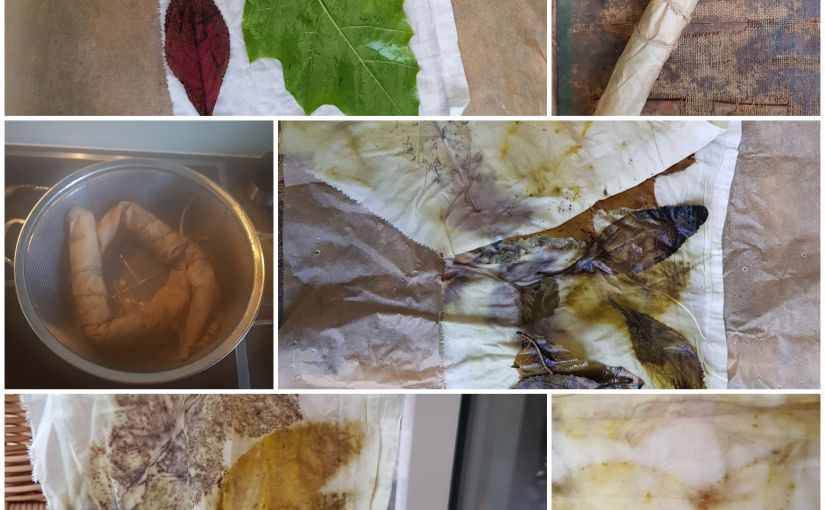 Herfst…Botanisch printen met blaadjes uit de&nbsp;tuin