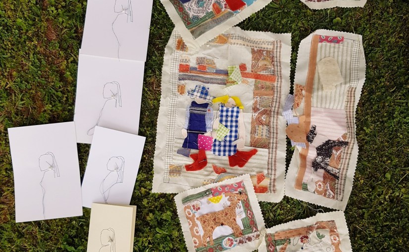 Camping-craft, naaldtekeningetjes maken