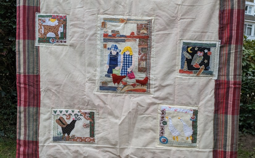 Campingcraft, Patchwork (2) …werd babydeken…vervolg